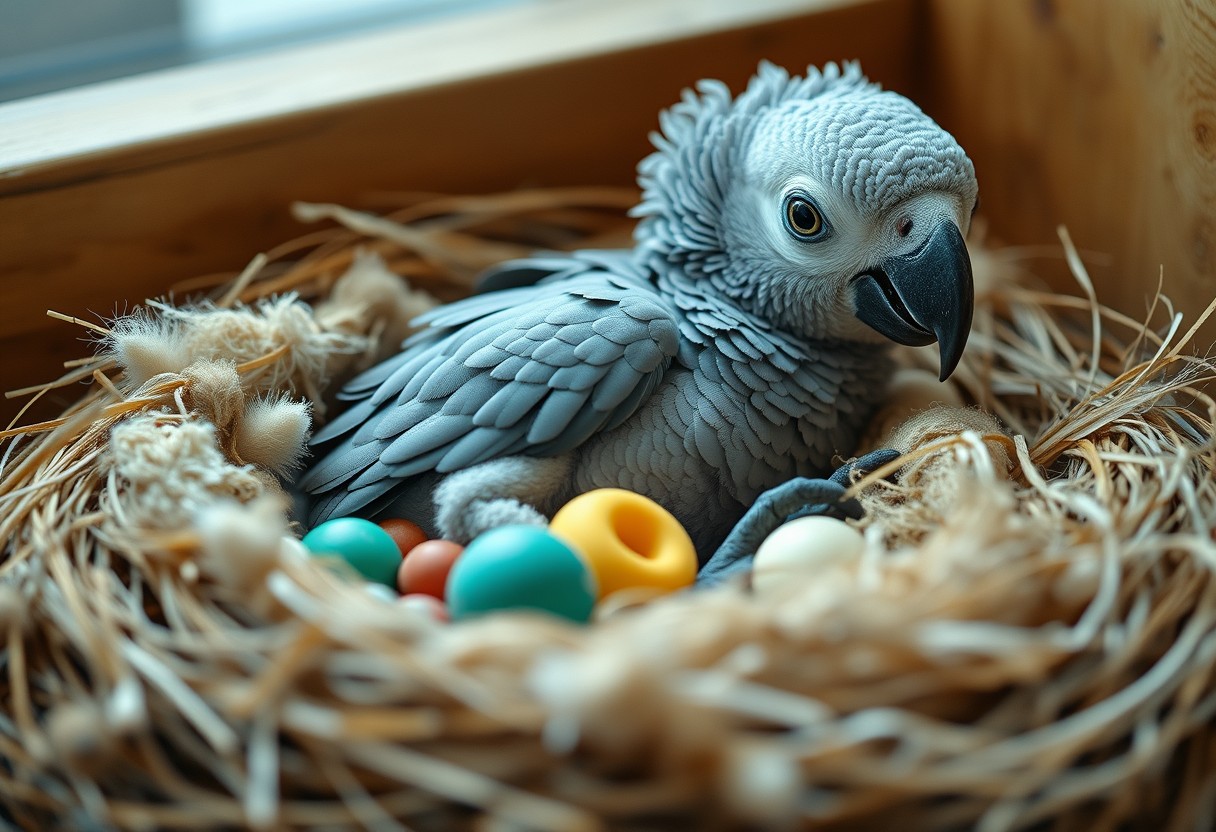 first weeks caring for newborn african grey uab