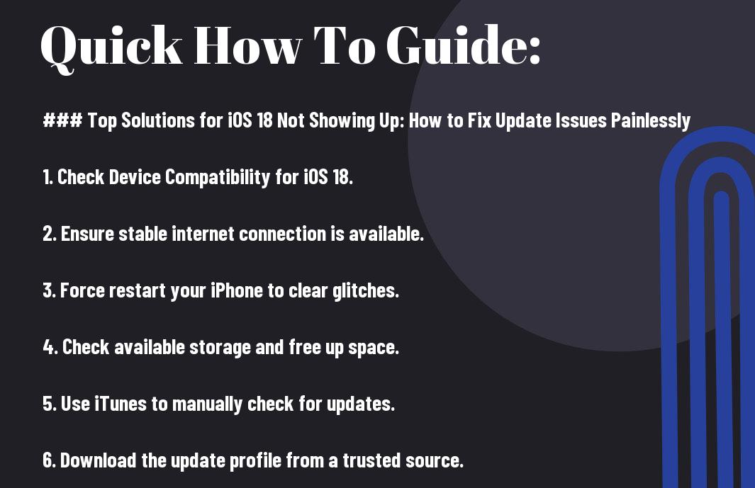 fixing ios 18 update issues top solutions pmb