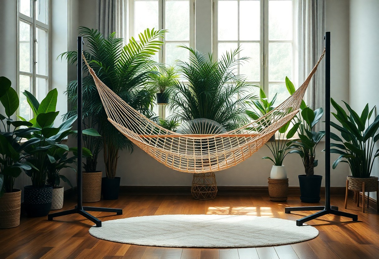 hang a hammock indoors without wall damage hko