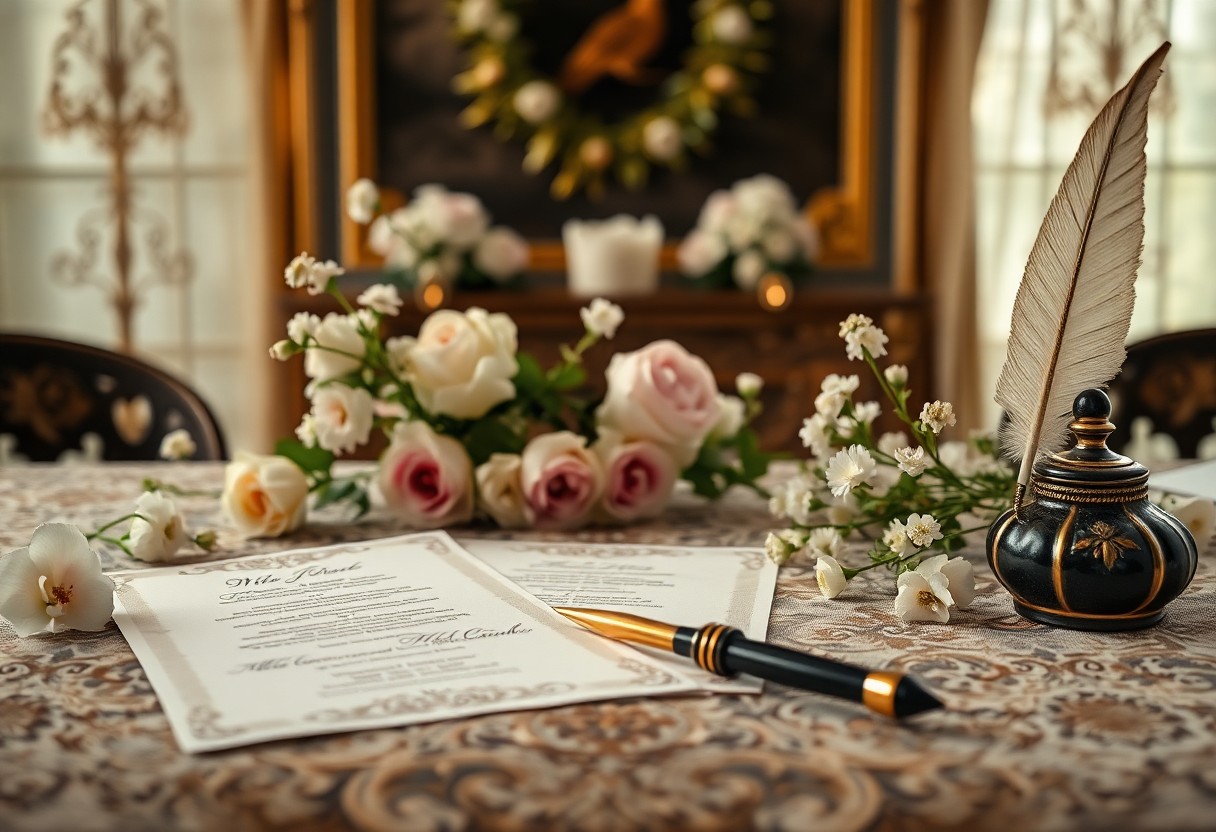 inviti di nozze su carta pergamenata elegante gmj