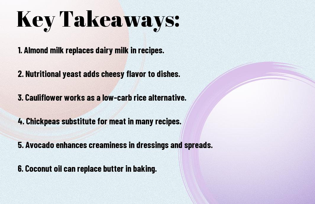 Document Library 131 plantbased substitutes for everyday ingredients lhu