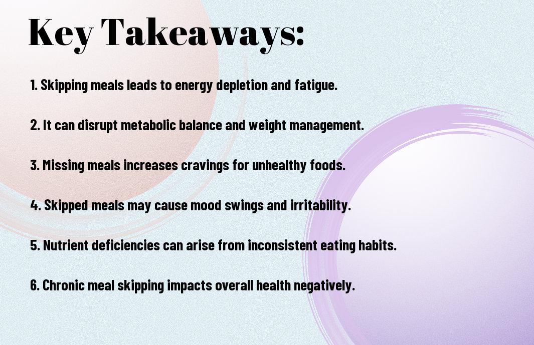 The Dangers of Skipping Meals 1 the dangers of skipping meals