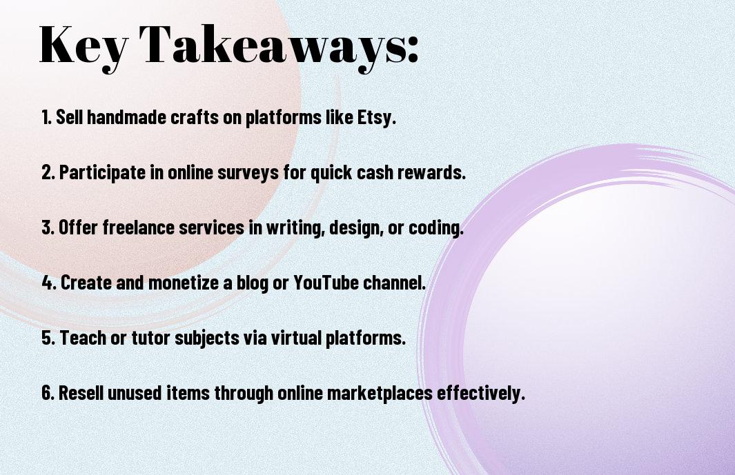 Transform Your Free Time into Cash - 8 Creative Ways to Earn Money Online