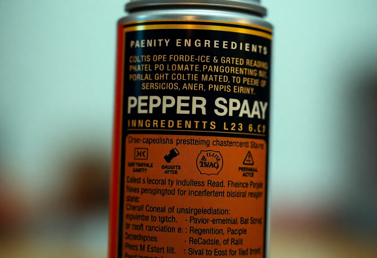 understanding pepper spray ingredients and composition