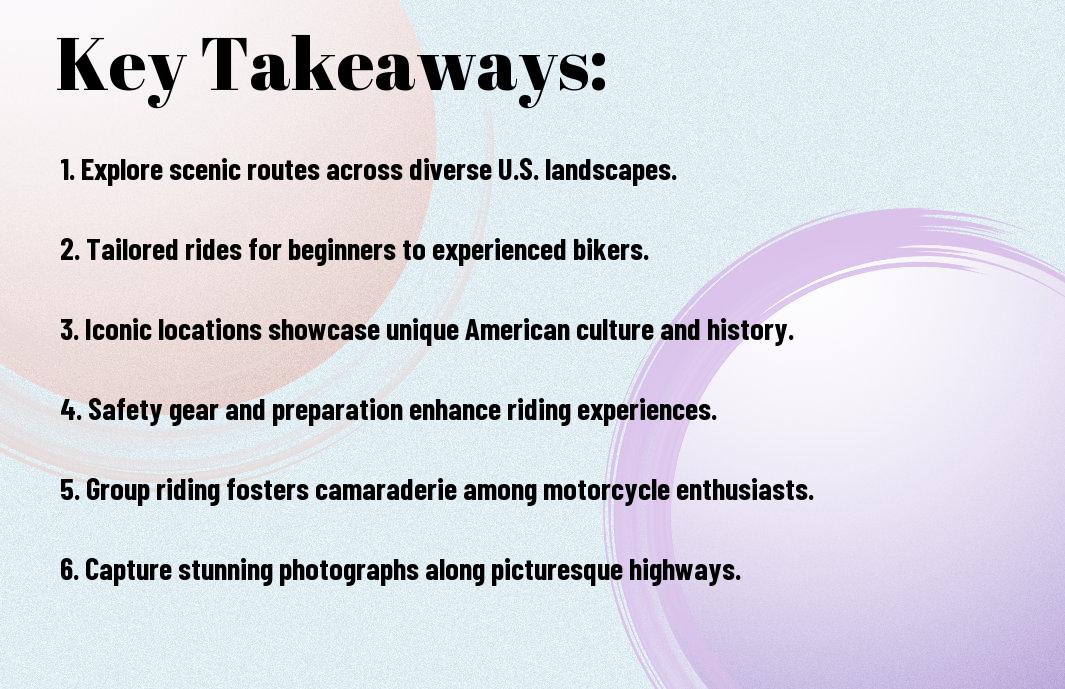 10 iconic motorcycle rides for every skill level sgc