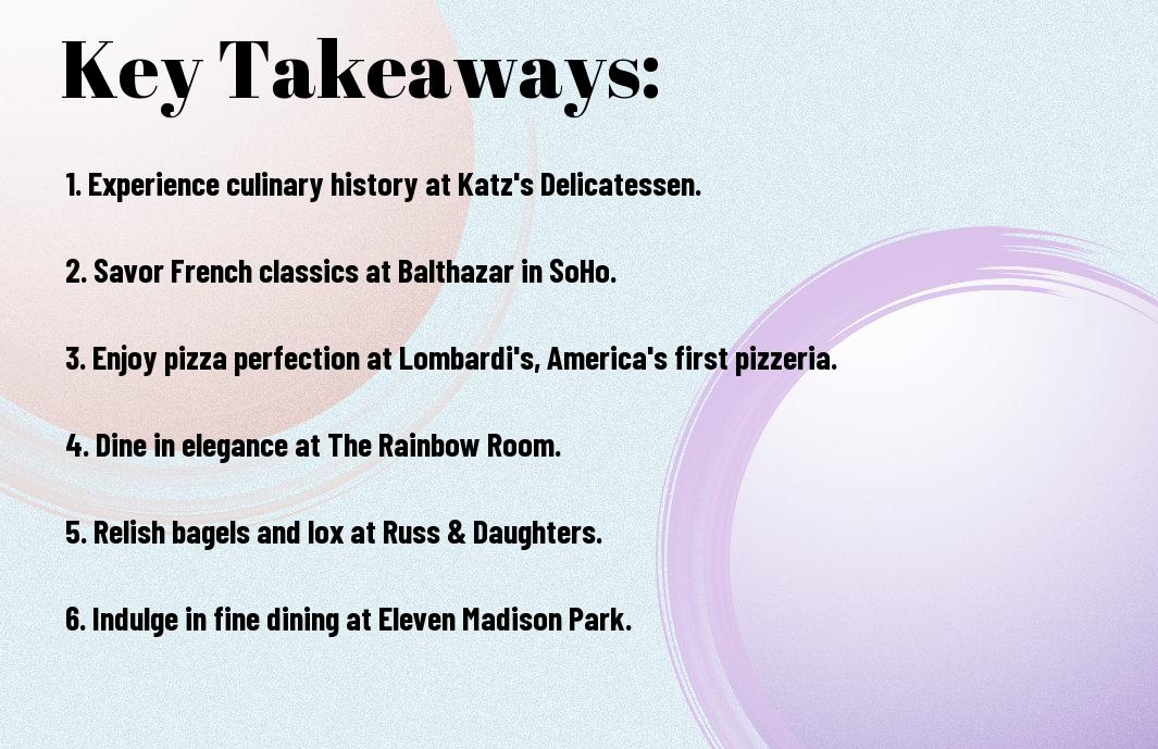 Top 10 Iconic Restaurants In New York City You Must Visit At Least Once 4 10 must visit iconic restaurants in nyc dfi