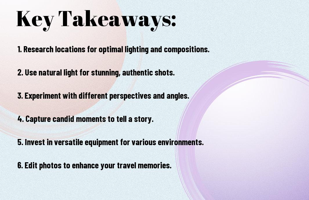 10 travel photography tips to enhance skills