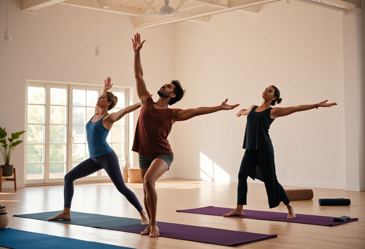 3-Person Yoga Poses - Building Strength Together