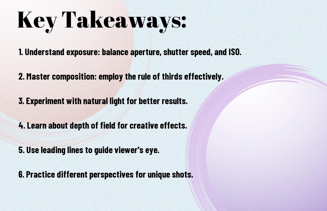 10 Essential Photography Techniques Every Beginner Should Know 5 7 key photography techniques for beginners zyr