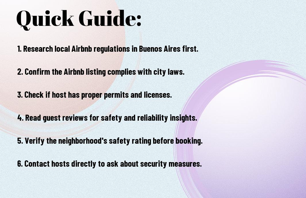 are airbnbs safe and legal buenos aires