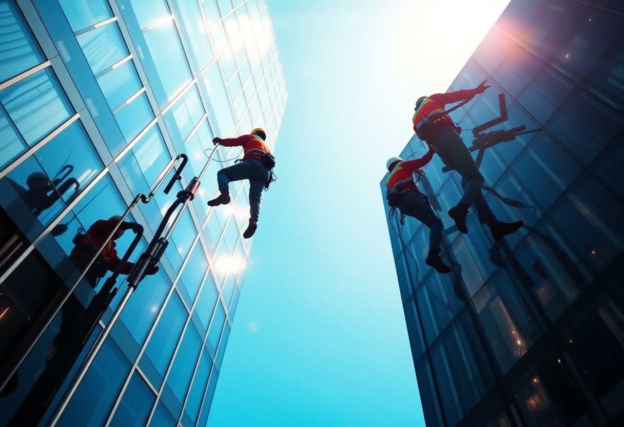high-rise commercial window cleaning