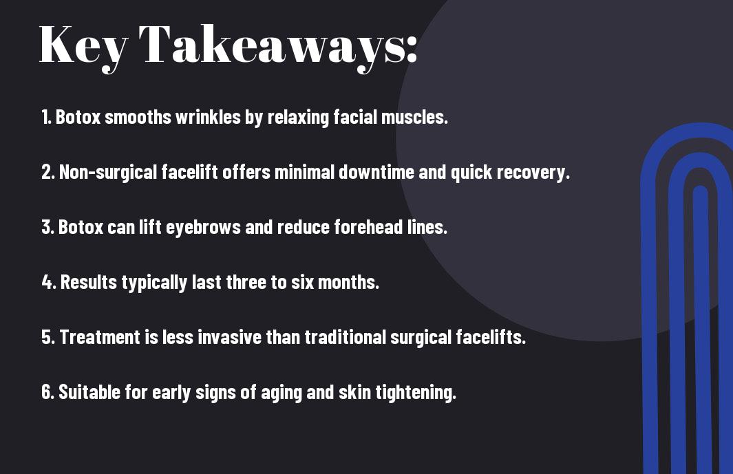 botoxs role in non surgical face lifts