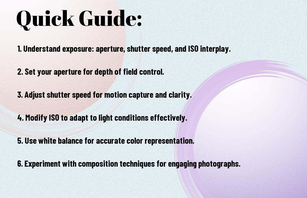 Camera Settings Demystified - A Simple Guide To Photography Basics 13 camera settings simplified a beginners guide pze