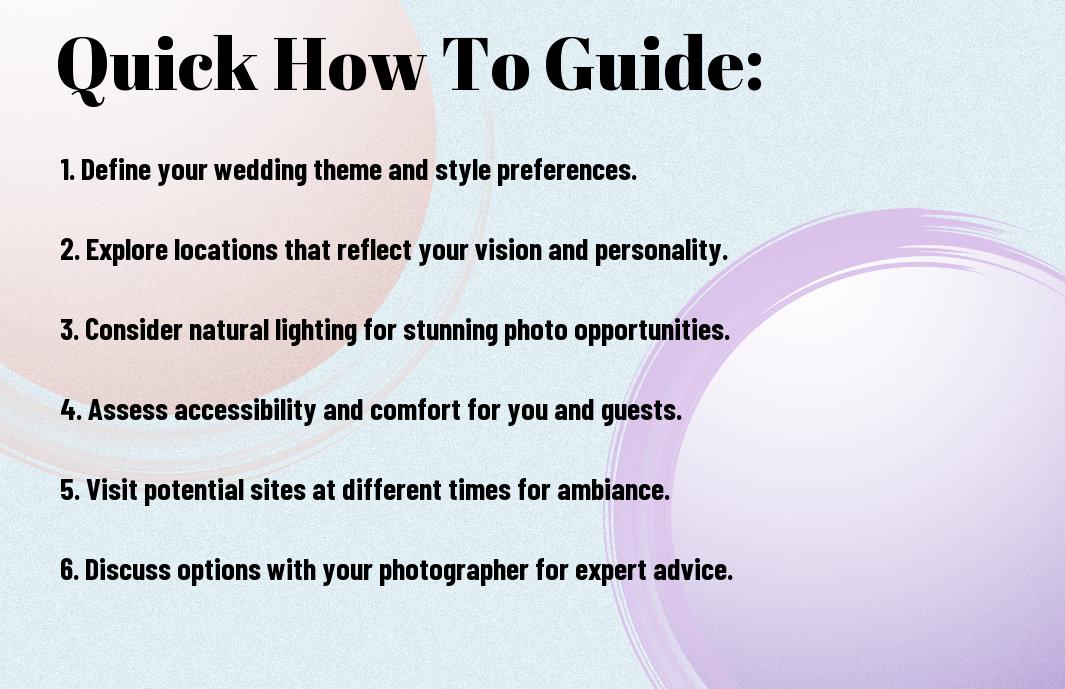 Capturing The Magic - How To Choose The Right Location For Your Wedding Photos 1 choosing the perfect wedding photo location asg