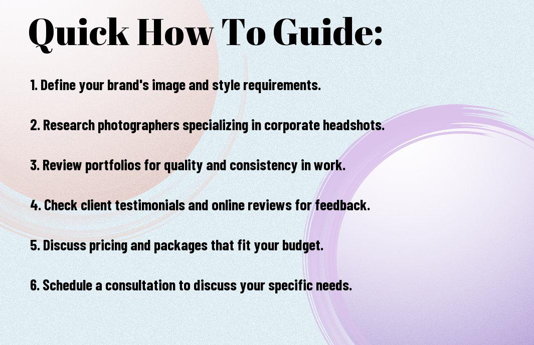 choosing the right photographer for corporate headshots uue