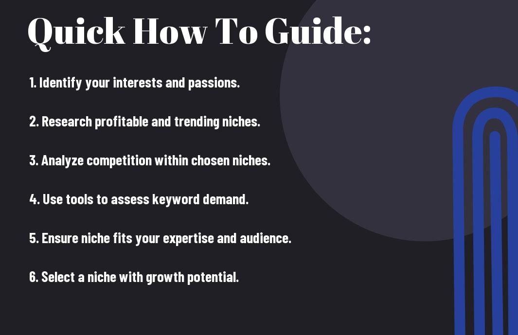 How to Choose Your First Affiliate Marketing Niche 5 Choosing your first affiliate marketing niche iqy