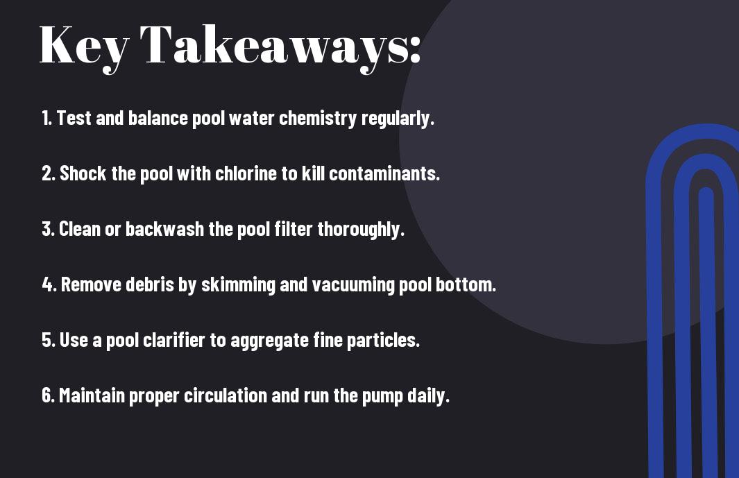clearing cloudy pool water how to guide hzg
