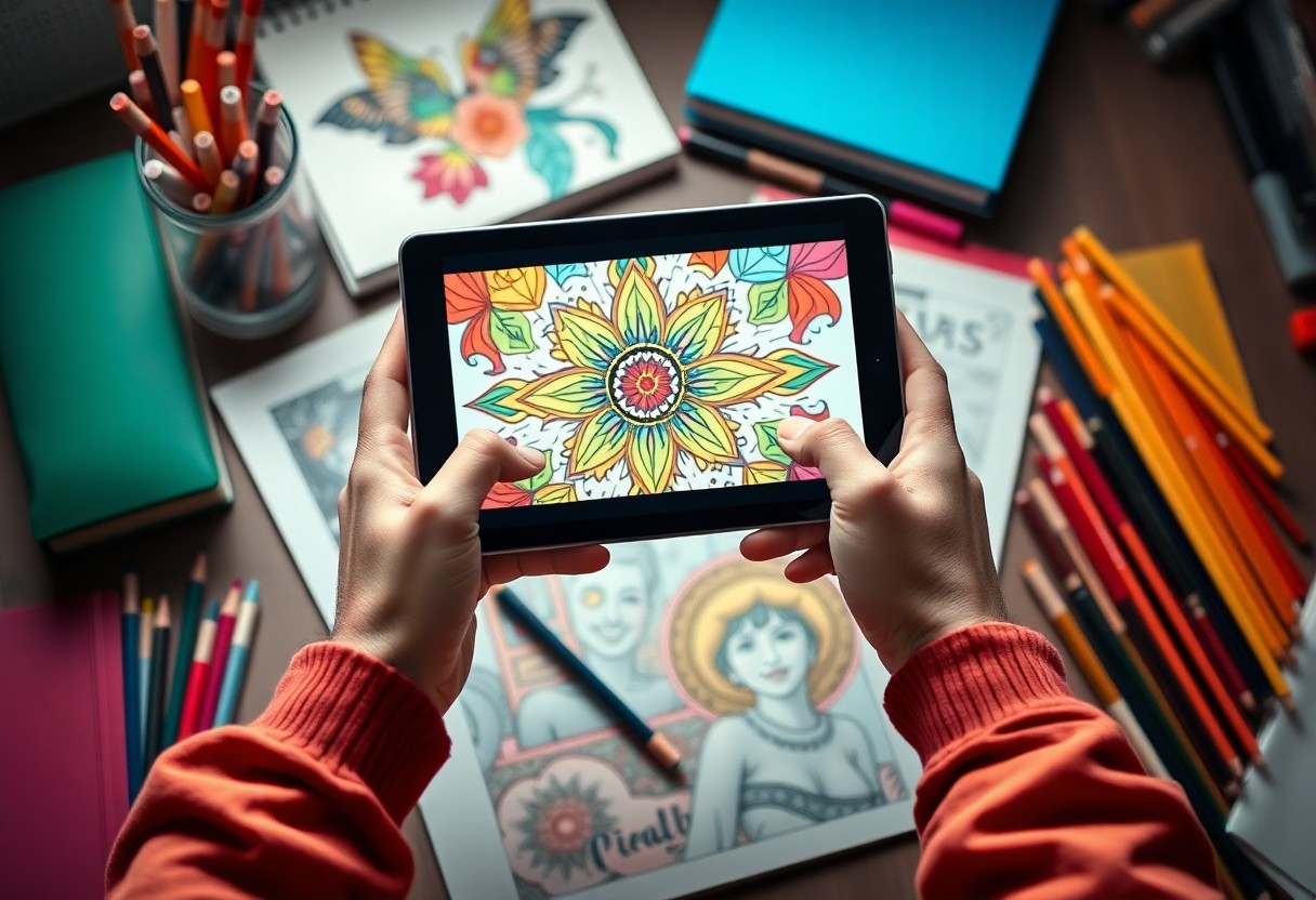 Color any coloring page in Procreate with ease! Learn how to use layers, blend modes, and brushes to add vibrant colors and shading for a stunning digital artwork.