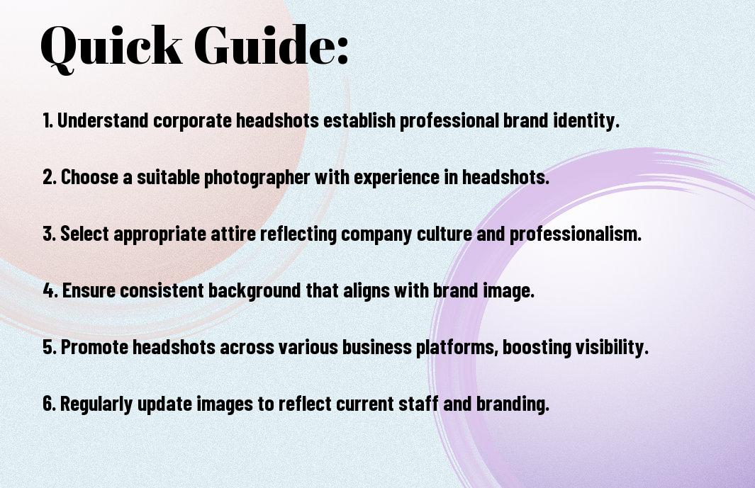 corporate headshots why they matter for your brand qbc