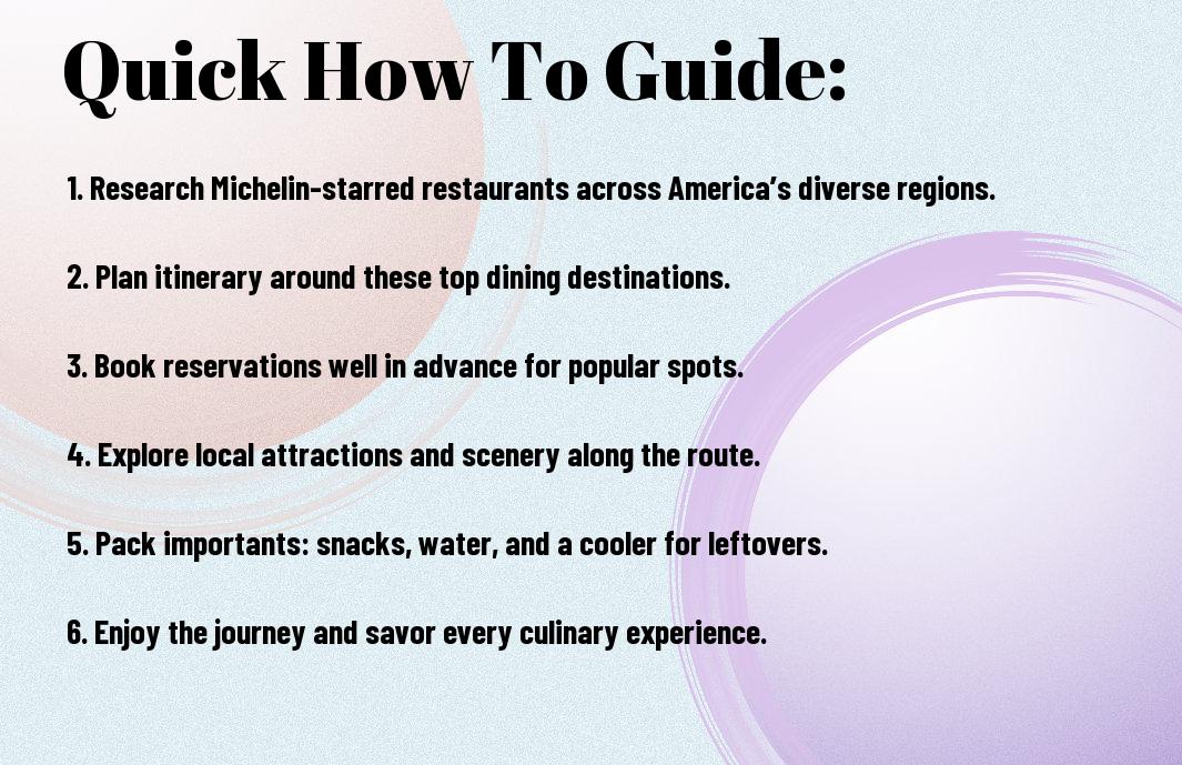 Culinary Quest - How To Experience The Best Road Trip For Michelin Dining In America 6 culinary quest best michelin dining road trip tei