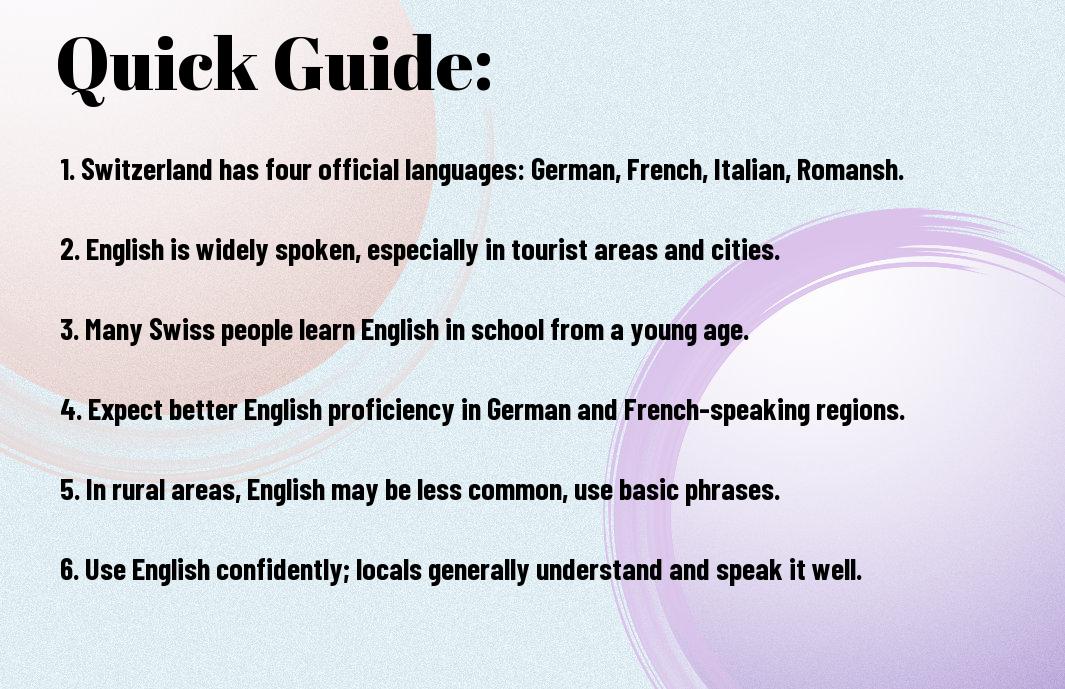 Do they speak English in Switzerland? 2 Quick guide about languages in Switzerland
