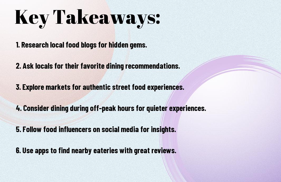 Eat Like A Local - Essential Tips For Discovering Top Dining Spots When You Travel 1 eat like a local tips for dining izv
