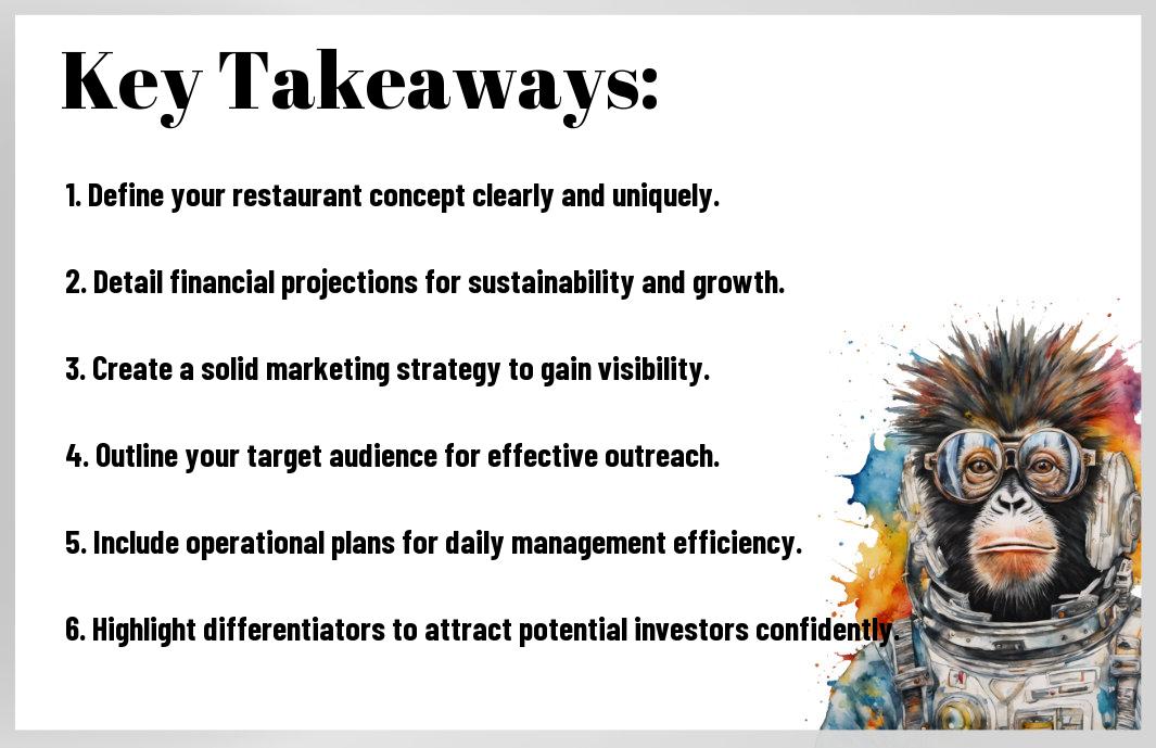 Key Takeaways Restaurant Business Plan - D1tv