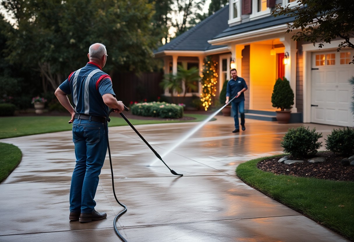 power washing neighbors