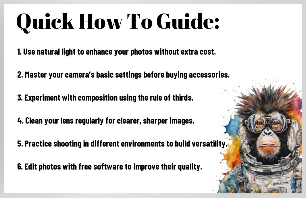 Invaluable How-To Photography Tips For Beginners On A Budget