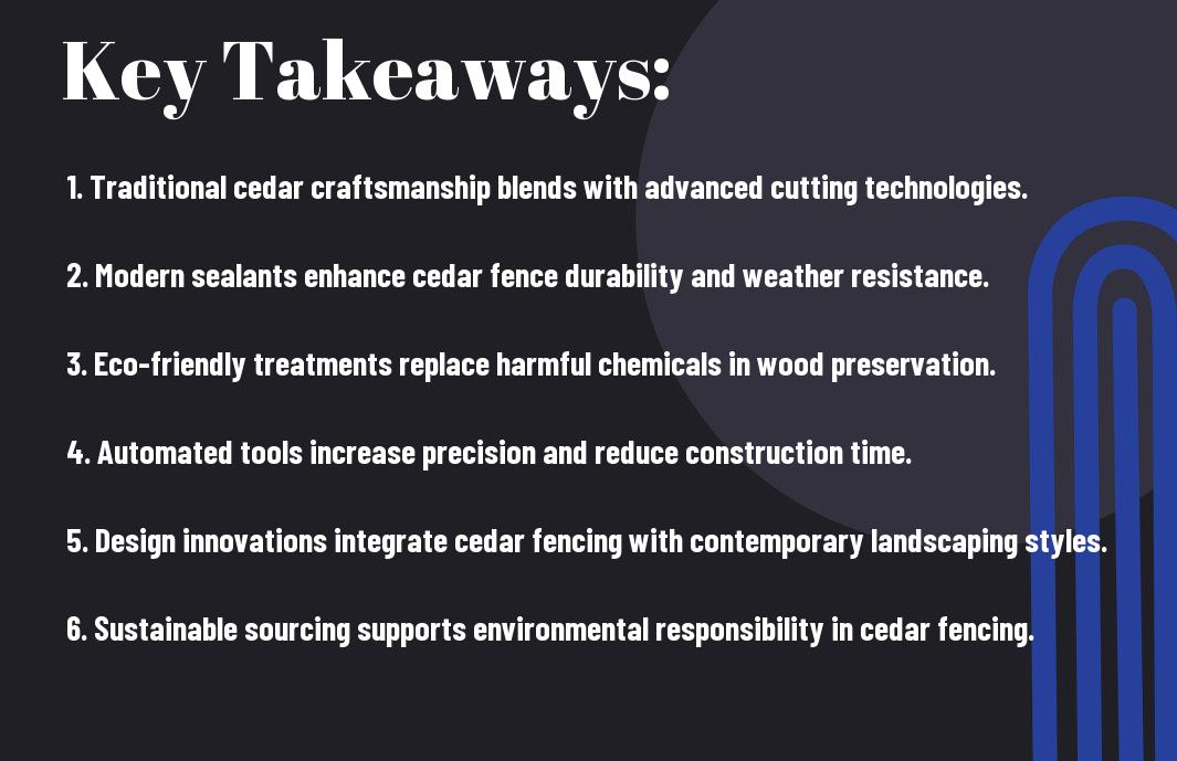 Evolving Traditional Cedar Wood Fencing Methods