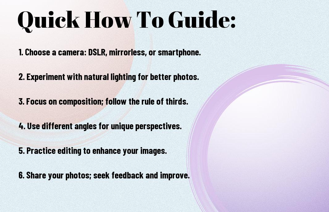 Simple How-to Steps For Exciting Beginner Photography - Capture Your World 17 exciting beginner photography simple how to steps cof
