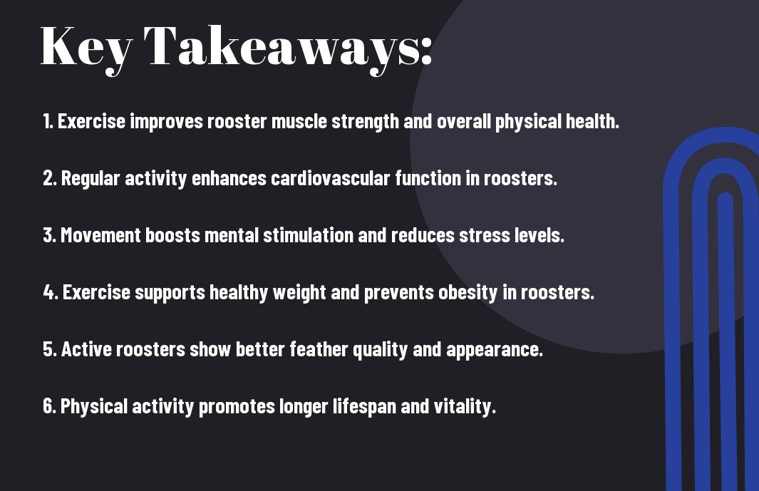 The Role Of Exercise In Maintaining Rooster Health And Vitality