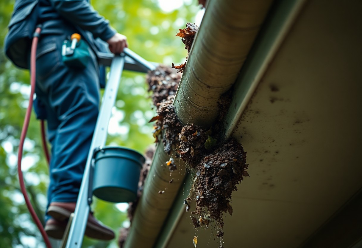 spring gutter cleaning