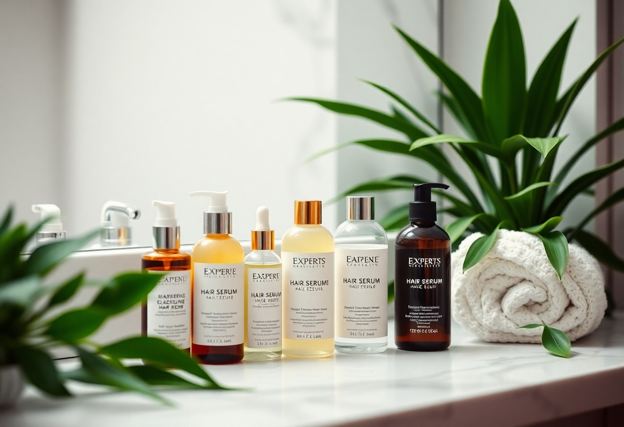 Increase hair thickness and volume with these expert serums.
