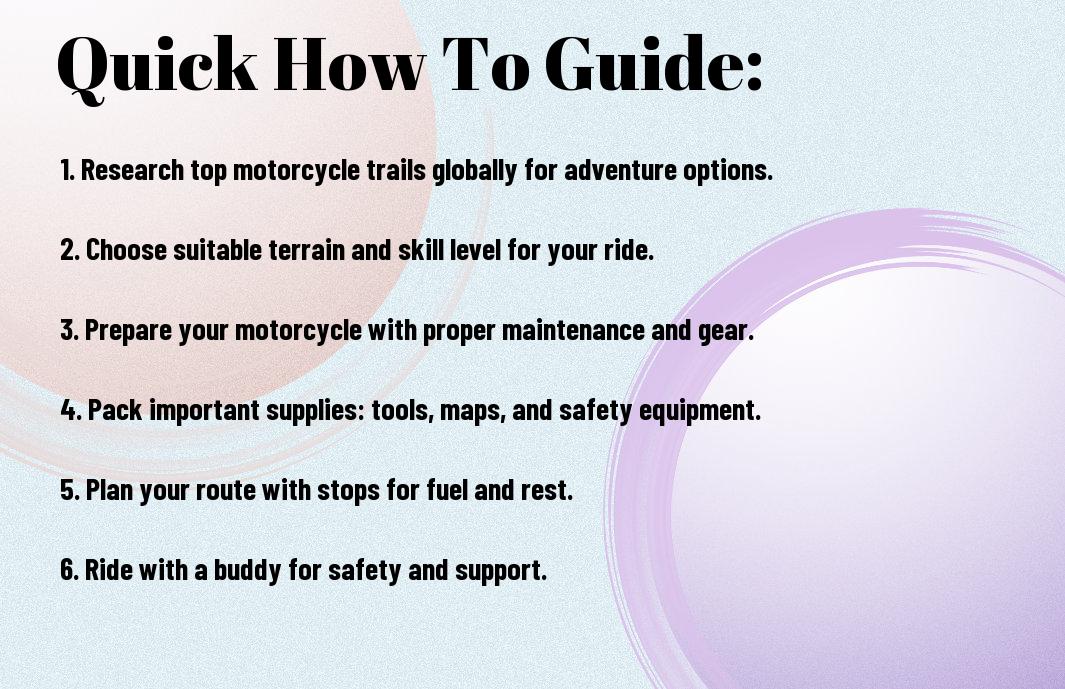 expert tips for conquering top motorcycle trails csv