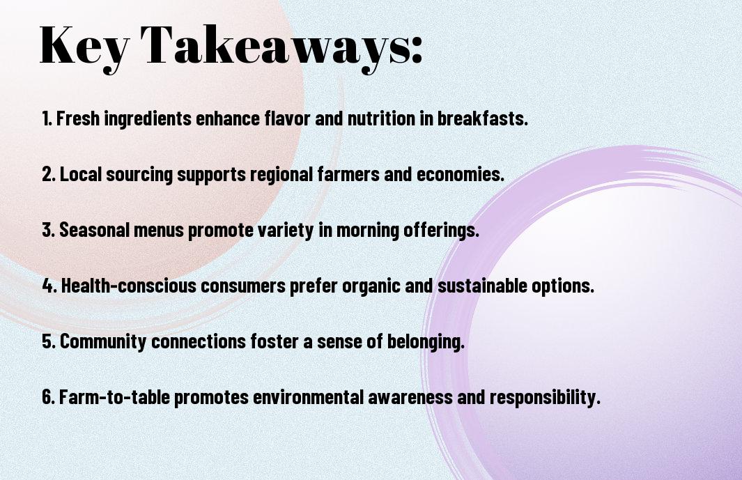 farm to table breakfasts redefining morning meals bkq