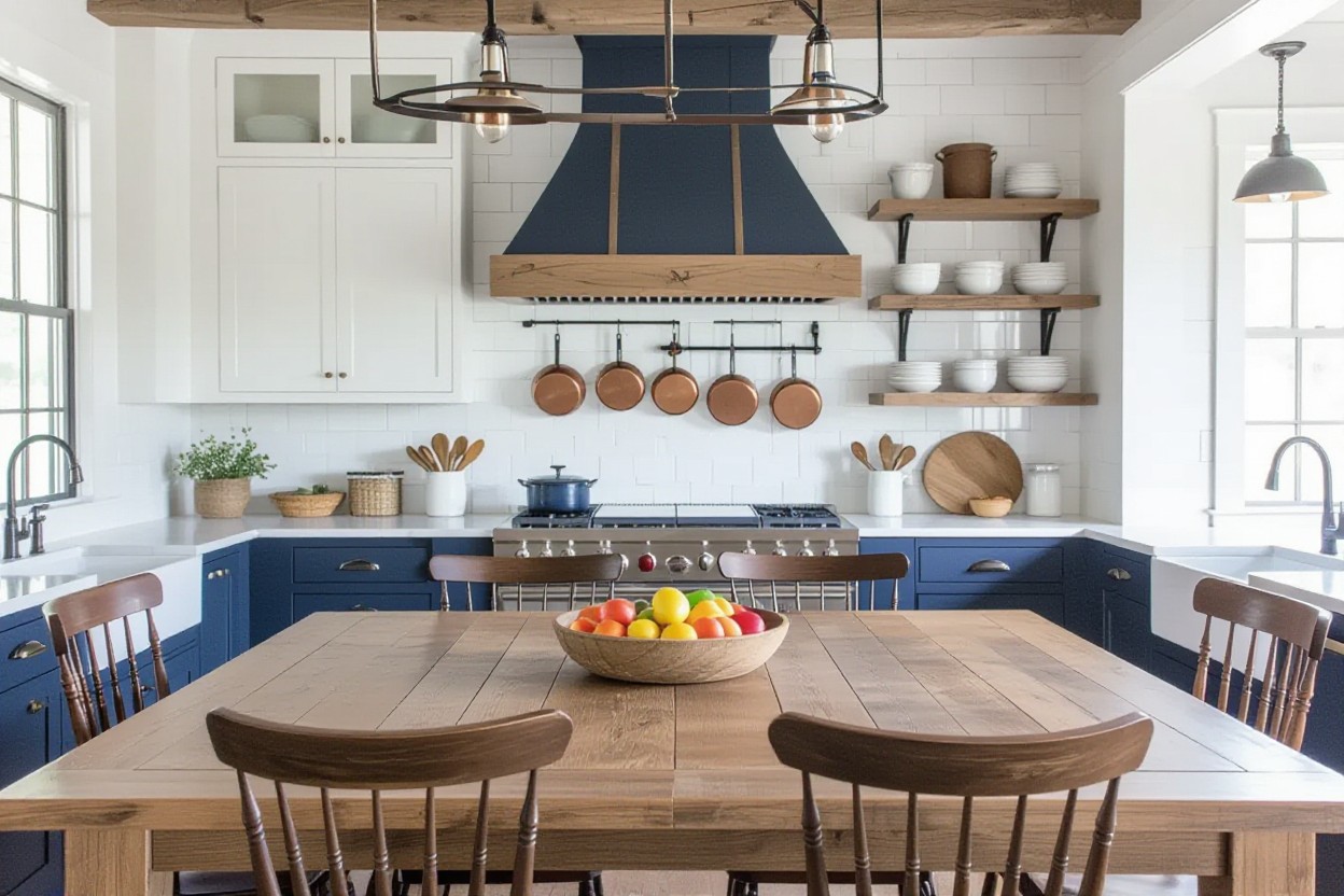 Farmhouse kitchen redesign plans