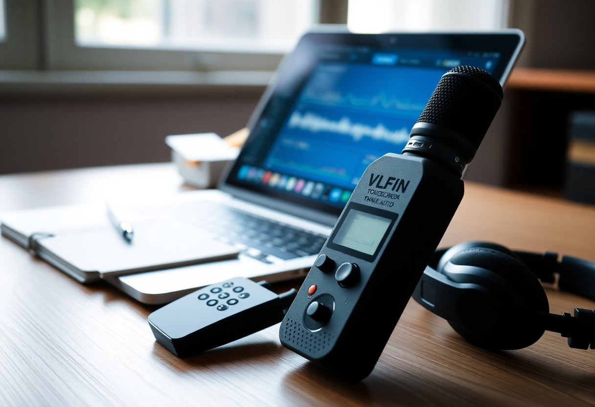 Voice Recorder With Transcription Features Supporting Fast and Accurate Audio-to-Text Work