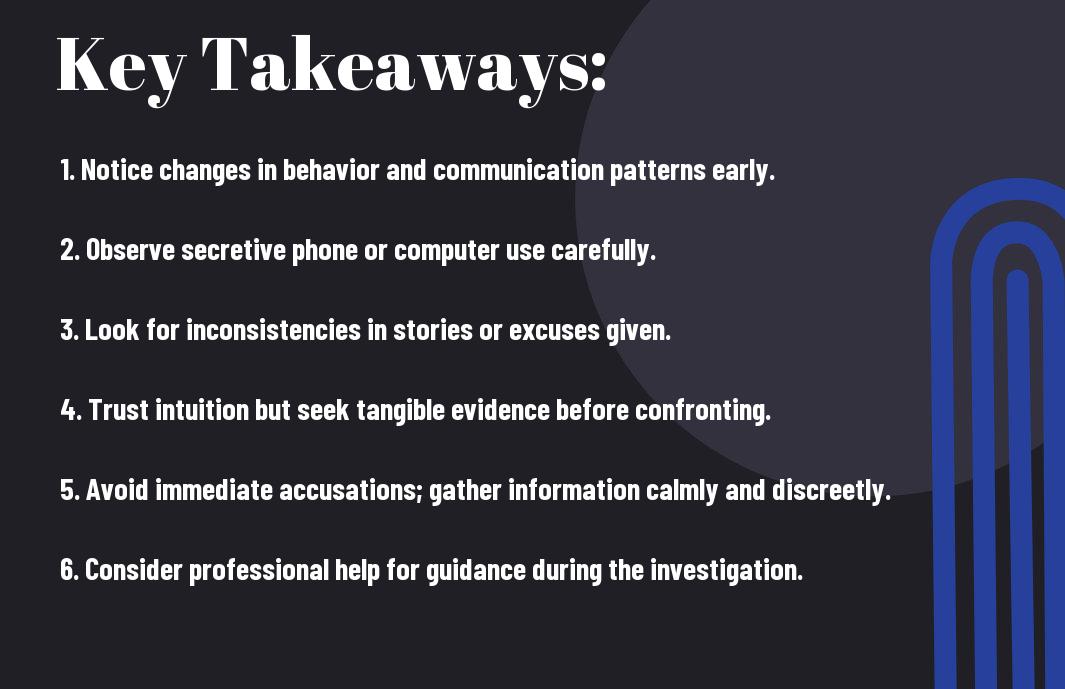 investigating a potentially unfaithful partner