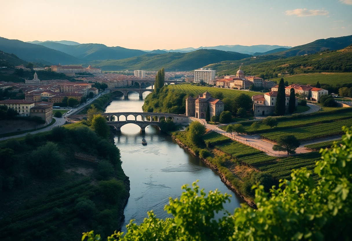 Fiumi Di Spagna Arterie Di Paesaggi E Vigne Qpj