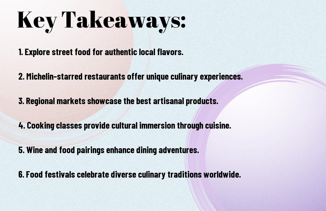 global cuisine iconic foods and travel spots