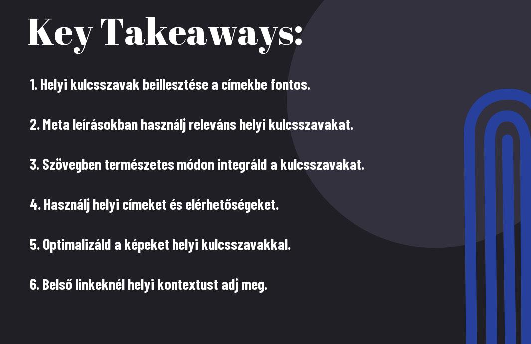 On-page SEO Optimalizálás - Hogyan Használd A Helyi Kulcsszavakat?