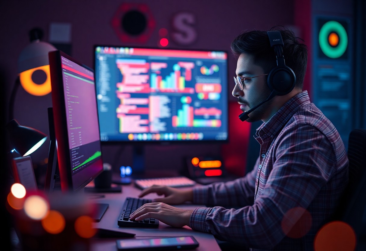 AI-powered web design tools showing automated layout creation and design suggestions