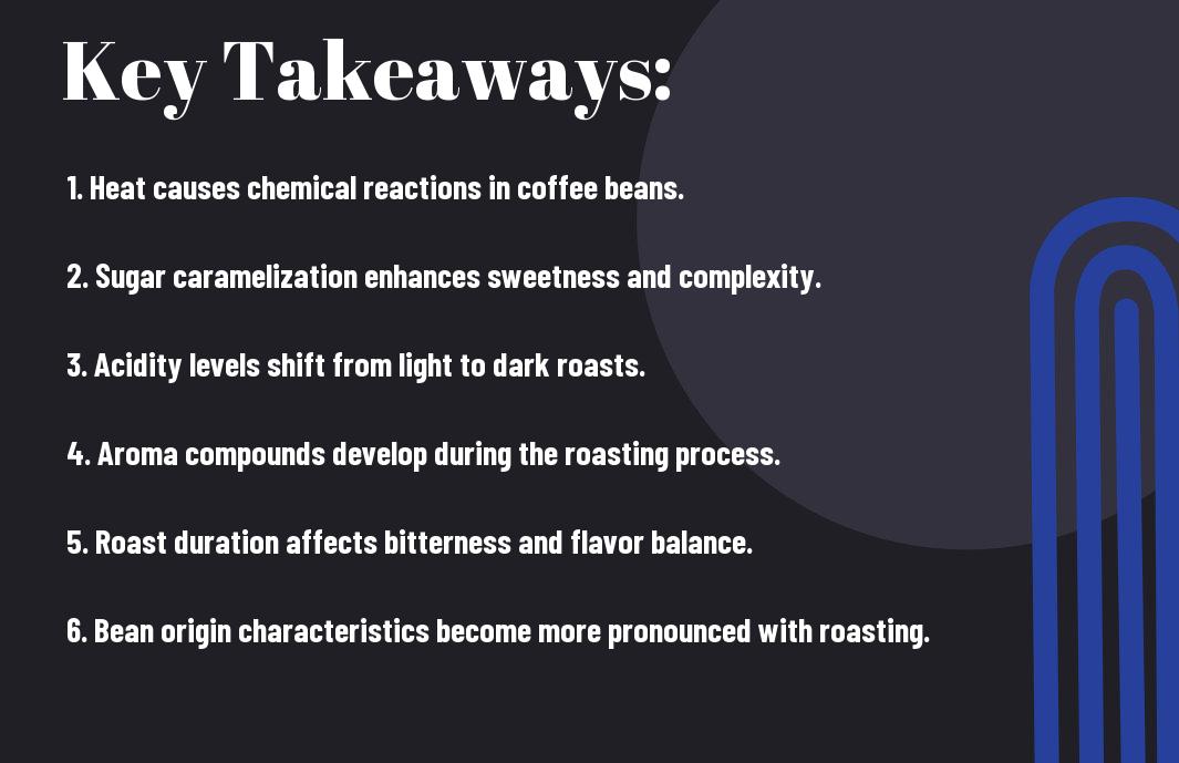 how does roasting change coffee flavor