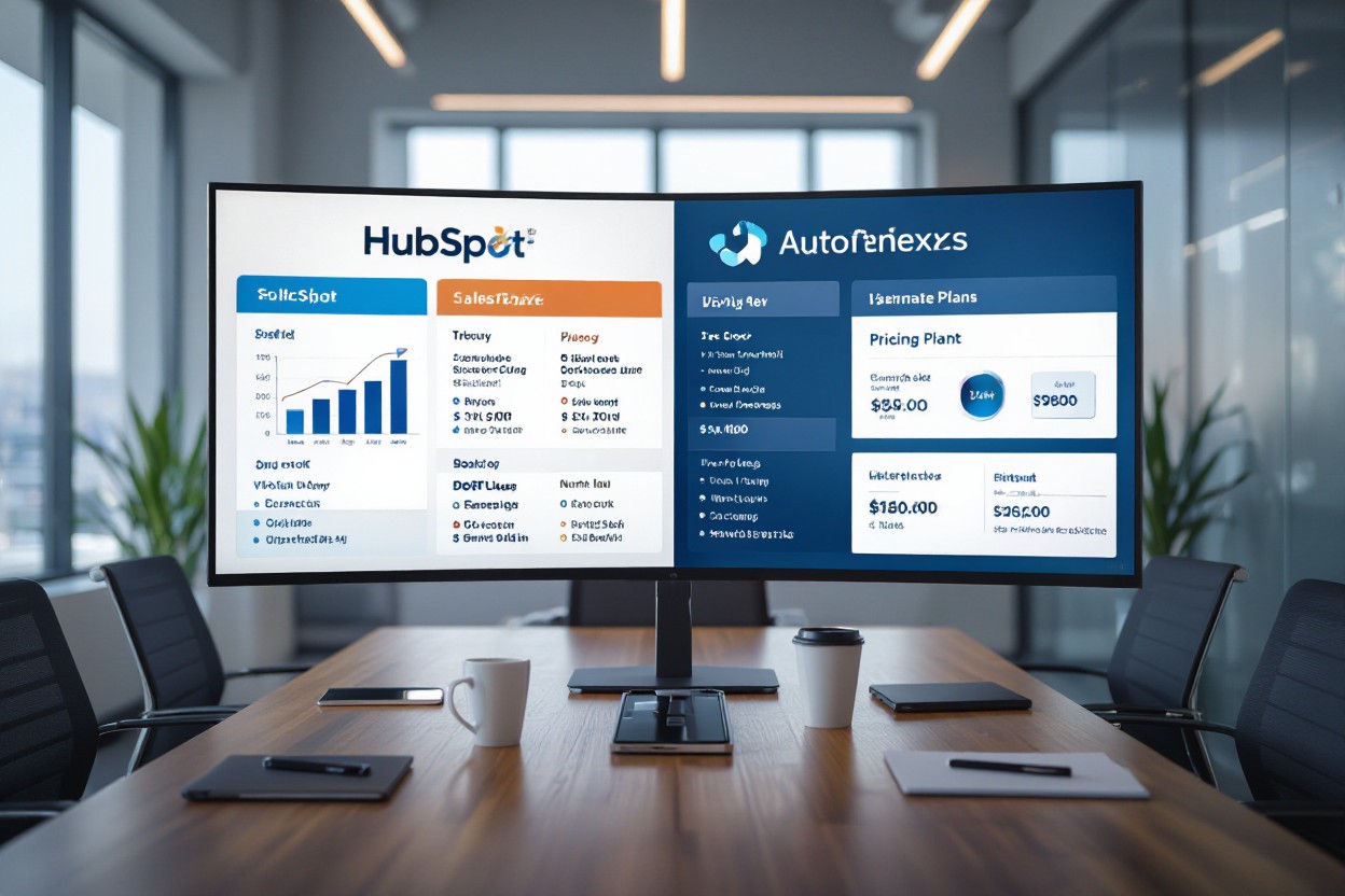 HubSpot vs Salesforce vs AutomateNexus CRM