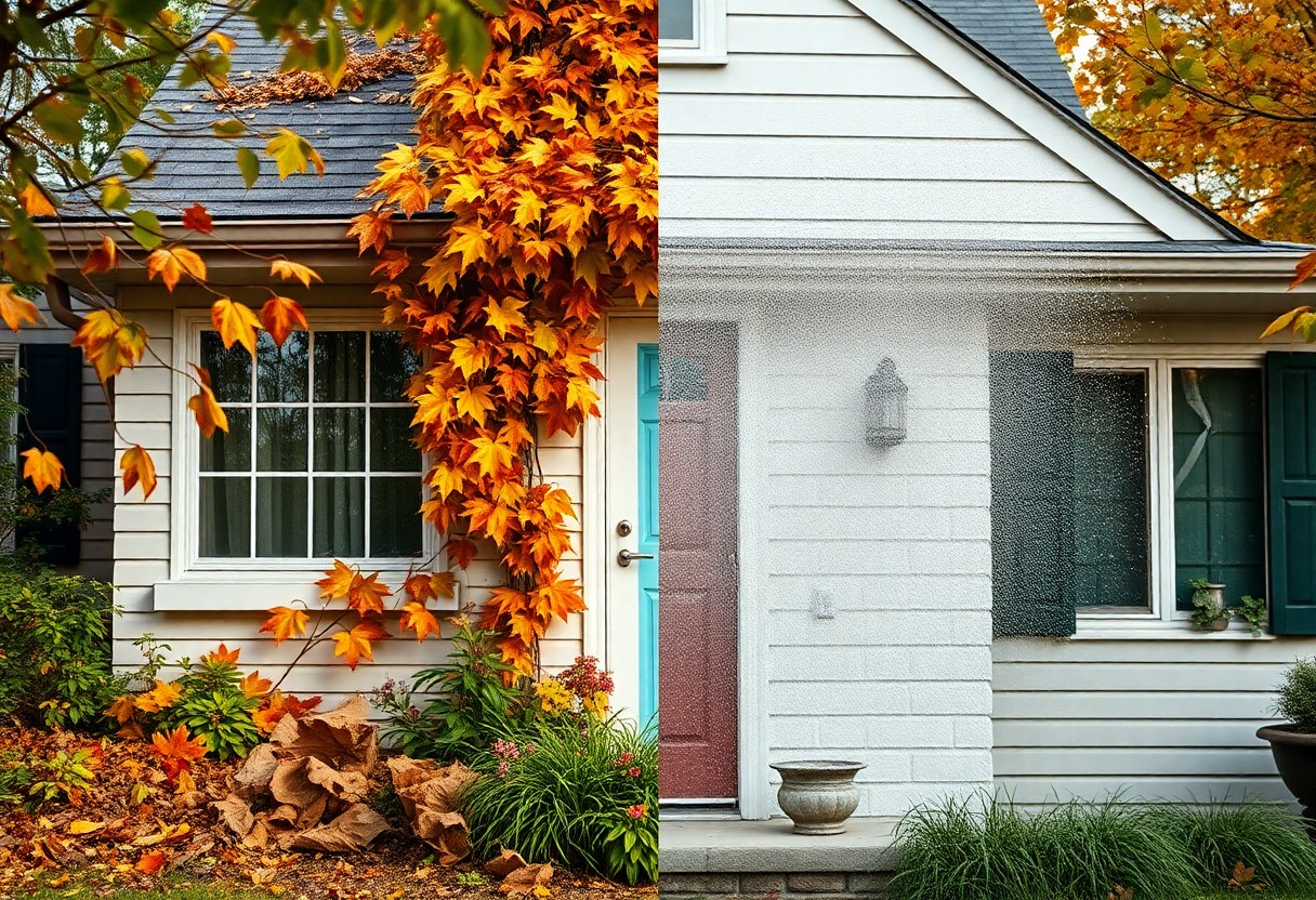 power washing before and after