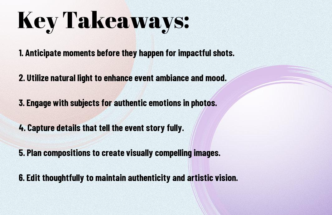 insights from renowned photographers on event photography tbc
