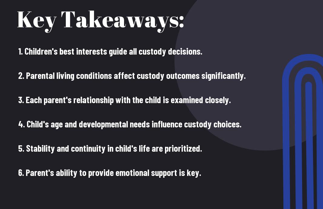 How Courts Decide Child Custody Key Factors Judges Consider Child