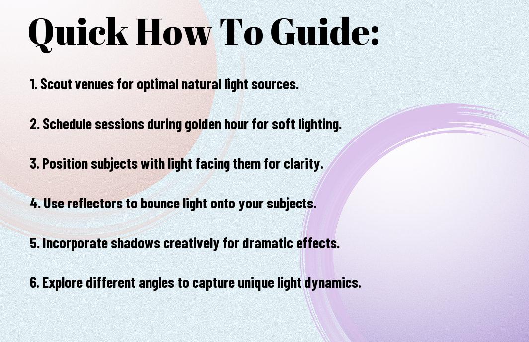 How To Make The Most Of Natural Light In Your Wedding Photography 1 maximizing natural light in wedding photography wju