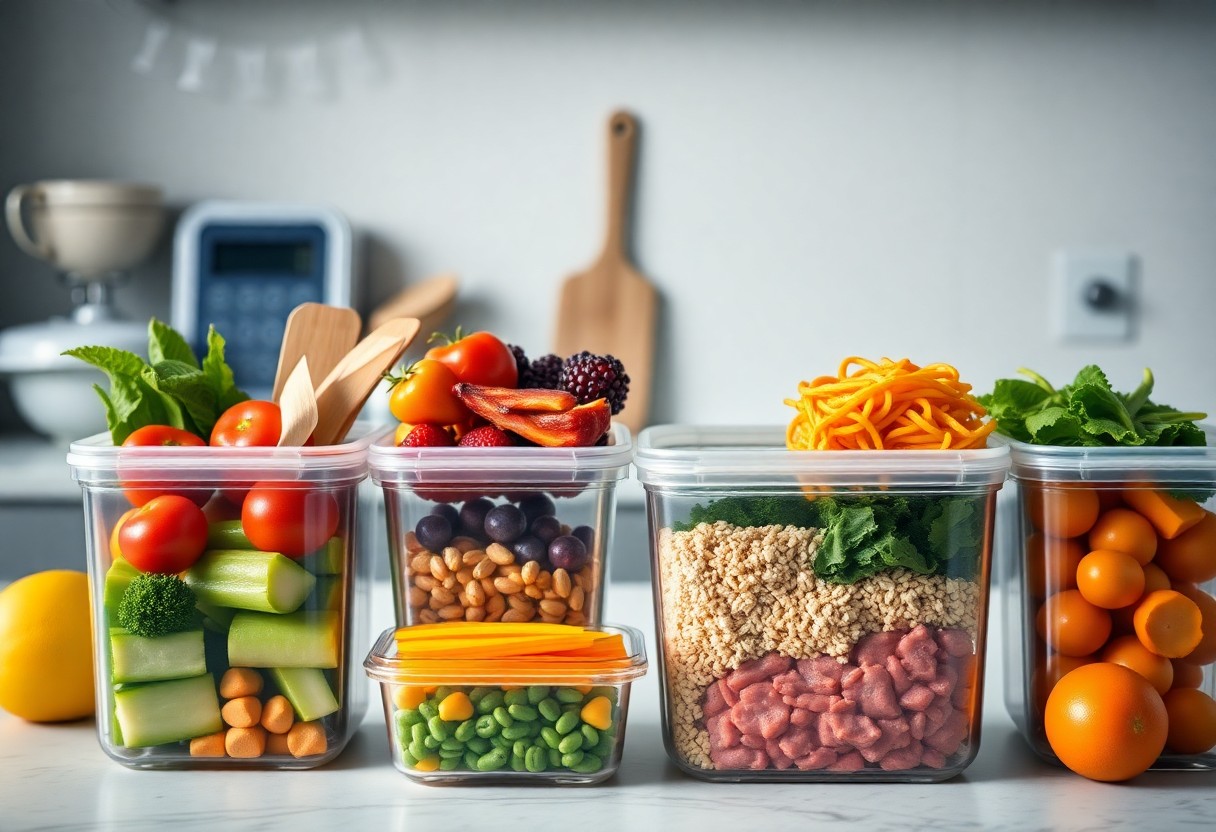 Prep your meals for the week to save time and reach your fitness goals1